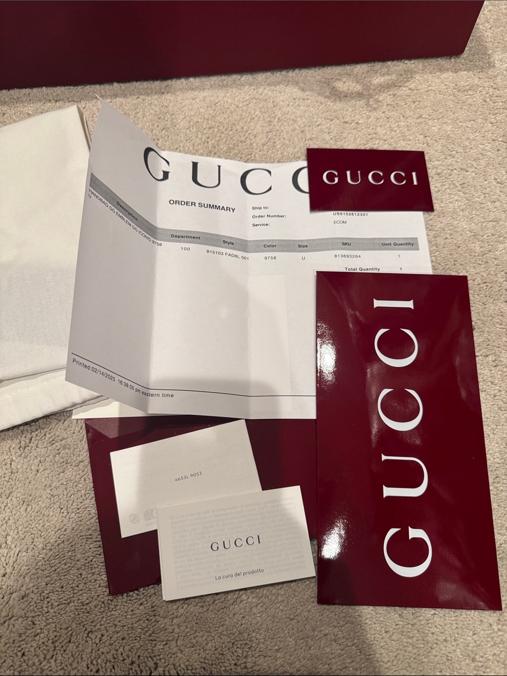 Authentic Gucci Beige GG Canvas Medium Bucket Bag with Chestnut Trim - Picture 13 of 16